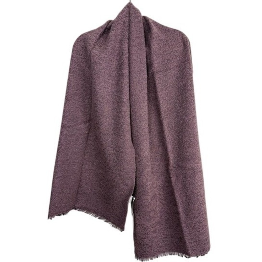 Eileen Fisher Plum Bliss Cashmere Blend Scarf F3TYX-A0357M One Size NWT $128
